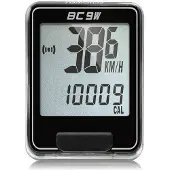 Echowell Kabelloser Fahrradcomputer Bc9w Schwarz mit Kalorienverbrauch und Utoscan