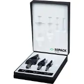 RUKO ULTIMATECUT Stufenbohrer-Satz HSS RUnaTEC mit FLOWSTEP Spitze in REPACK 3 teilig - 101626PRK
