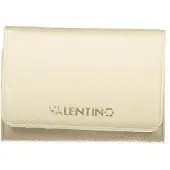 Valentino Beige Damen Geldbörse mit Münzfach und Kontrastdetails - Elegant & Praktisch
