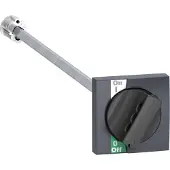 Schneider Electric Electric LV428941 Vorderseitiger Drehgriff INS 40-160, schwarzer Griff