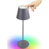 LEDmaxx gg11546 807305 RGBWAkkuTischleuchte anthrazit