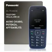 Panasonic KX-TF400, Balken, Single SIM, 6,1 cm (2.4"), 0,3 MP, Bluetooth, Blau