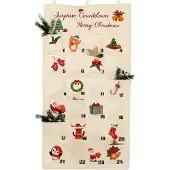 Sonstiges XXL Adventskalender 2024 Stoffbeutel Weihnachtsdeko Wandteppich