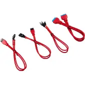Corsair CC-8900246, 0,3 m, Männlich, Männlich, Gerade, Gerade, Schwarz, Rot