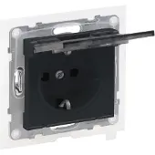 Legrand SEANO Schuko-Steckdose, SL, erhöhter Berührungsschutz, Klappdeckel, IP44, AN, 1 Stk.