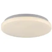 JUST LIGHT LED-Deckenleuchte, rund, Durchmesser 22 cm, weiß/warmweiß, 3000 K