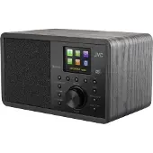 JVC Ra-E814B Internetradio DAB+ FM Bluetooth Wi-Fi USB AUX App-Steuerung schwarz 140x230x155mm