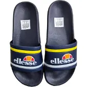 Ellesse Herren Badeschlappen Lion Navy/Gelb Größe 40