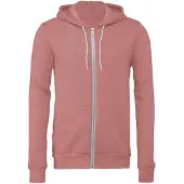 Bella+Canvas Sponge Fleece Kapuzenpullover mit Reissverschluss