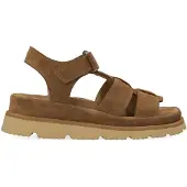 Shabbies Amsterdam Damen Wana Sandal Suede Cognac 26-Schuhgröße 39