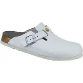 Birkenstock Boston ESD Clog Herren, weiß Weite: normal weiß Größe 48