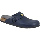 Birkenstock Boston ESD Clog Damen, blau Weite: schmal blau Größe 42