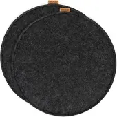 Miqio 2 er Set Sitzkissen 2 Sitzauflage mit Antirutschnoppen Ø 40 cm