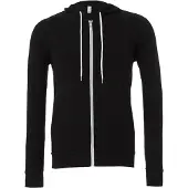 Bella+Canvas Sponge Fleece Kapuzenpullover mit Reissverschluss