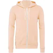 Bella+Canvas Sponge Fleece Kapuzenpullover mit Reissverschluss