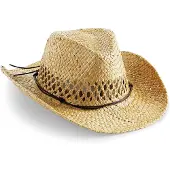 Beechfield Straw Cowboy Hat
