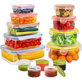 YASHE Frischhaltedosen-Set SE-28PCS, 28-teilig, 10,94 L, PP