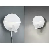 Meine Wunschleuchte LED Wandleuchten innen SET mit Leselampe, Schalter & Stecker Schlafzimmer Bett
