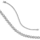 DKeniz Armband 925/- Sterling Silber Tennisarmband