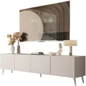 Lookway RTV-Schrank COLGANTE KASCHMIR 200 cm auf silbernen Beinen