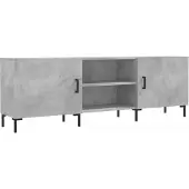 vidaXL TV-Schrank Betongrau 150x30x50 cm Holzwerkstoff