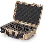 Nanuk 909 Koffer mit Schaumstoffeinlage für 8 Messer, zand