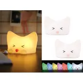 Meine Wunschleuchte LED Kinderzimmerlampen für Babyzimmer, Stilllicht dimmbar Kindernachtlicht Katze