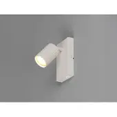 Meine Wunschleuchte Moderner LED Innen Wandstrahler 1-flammig Grau mit Schalter, Wandspot schwenkbar