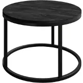Lookway Runder Couchtisch CIRI Dunkelbeton