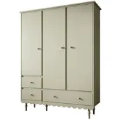 Lookway Dreitägiger Kleiderschrank BABUSHKA, olivgrün