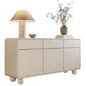 Lookway KOMMODE OLIVIO KSZ160 dreiteilig mit Schubladen