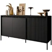 Lookway SIDEBOARDS YASUMI 153 2D3S mit Schubladen schwarz matt