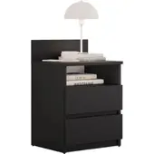 Lookway NACHTTISCH HANA M1 Schwarz matt
