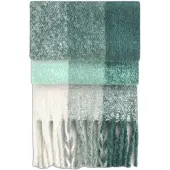 Beechfield Fluffy Check Scarf