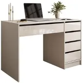 Lookway SCHREIBTISCH MADA GLOSS mit Schubladen