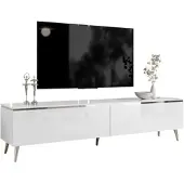 Lookway TV-Schrank AURORA SILVER 180?cm auf schrägen Beinen