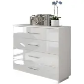 Lookway SIDEBOARD LINA mit Griffen Chrom LED