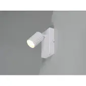 Meine Wunschleuchte Moderner LED Innen Wandstrahler 1-flammig Weiß mit Schalter, Wandspot schwenkbar