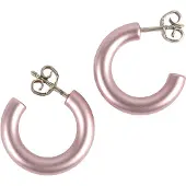 Demarie Ohrringe eloxiertes Aluminium rosafarben