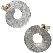Demarie Ohrringe eloxiertes Aluminium silberfarben