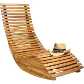 Jurhan Schaukelliege BALI, 60x195x70 cm, naturbraun