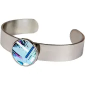 Demarie Armband "Edelstahl mit Silber-/Goldeinlage", bunt (mehrfarbig), Armbänder, Damen, 18cm, Edelstahl, glänzend, Armband