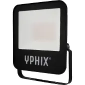 Yphix LED-Baustrahler LED Floodlight, 73620, 50 W, 3000 K, schwarz