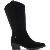 Refresh für Damen. 17308501-NEGRO Stiefel 173085 schwarz (36), 3 bis 5 cm, Reißverschluss, Lässig