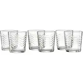 Ritzenhoff & Breker Whiskyglas "Whiskybecher Wave 250 ml 6er Set transparent"