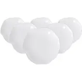Villeroy & Boch Frühstücksteller "Frühstücksteller Pura ø 22 cm 6er Set weiß" Spülmaschinenfest, Mikrowellensicher
