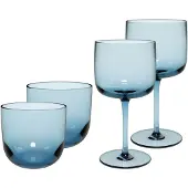 Like. by Villeroy & Boch Gläser-Set "Wein- und Wassergläser Like Glass 4er Set" Handwäsche wird empfohlen