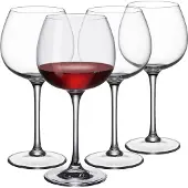 Villeroy & Boch Rotweinglas "Burgunder Rotweingläser Purismo Wine 200 ml 4er Set transparent" Spülmaschinenfest