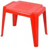 OER Kindergartentisch aus Kunststoff Lolek rot