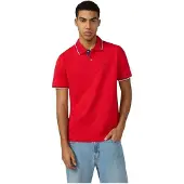 Champion Poloshirt für Herren aus Baumwoll-Piqué - Rot Rot XL